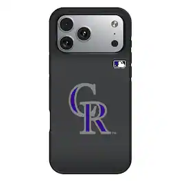 Keyscaper - MLB - Colorado Rockies Bump Case with 8.2ft Drop Protection - 16 - Black