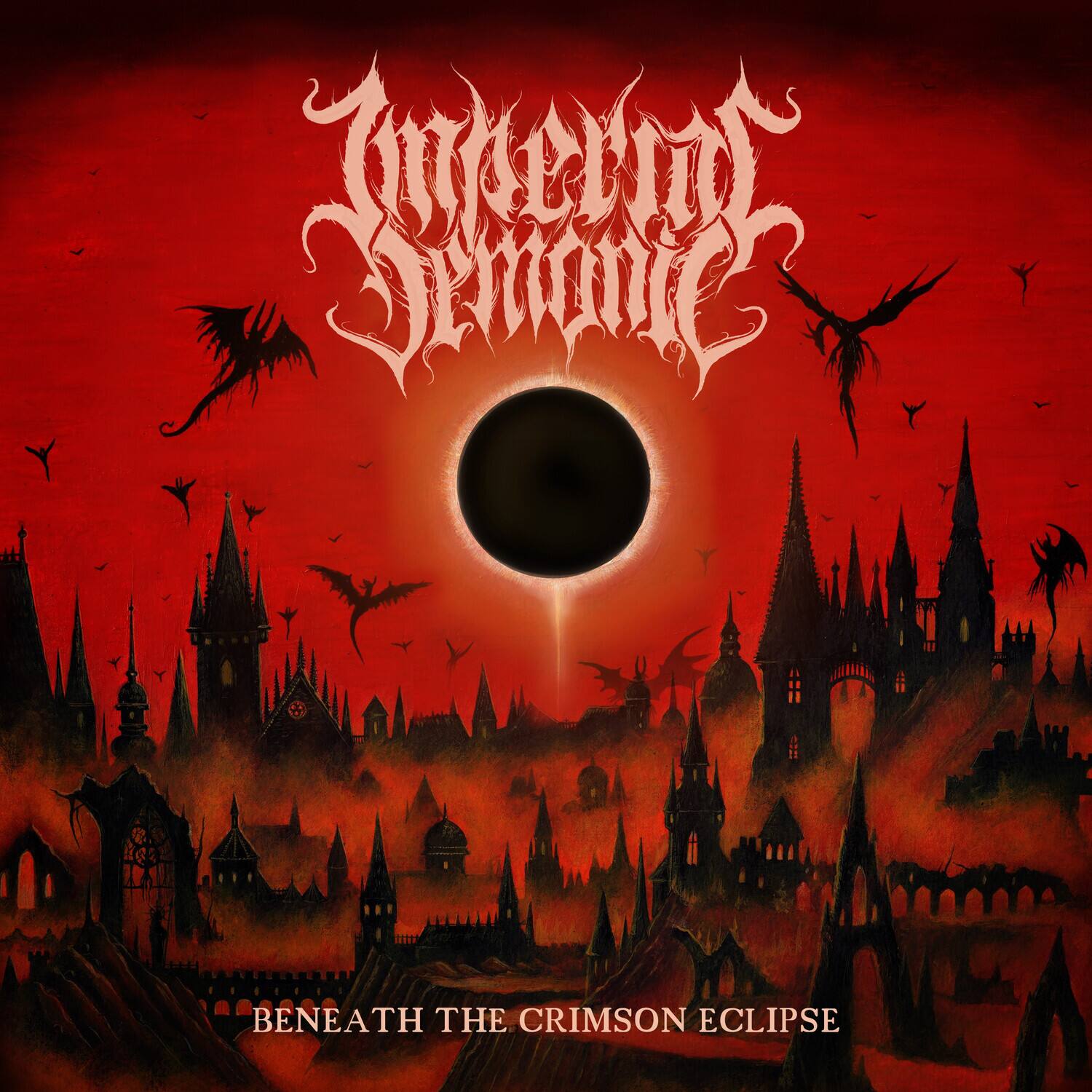 Imperial Demonic - Beneath The Crimson Eclipse  - COMPACT DISCS