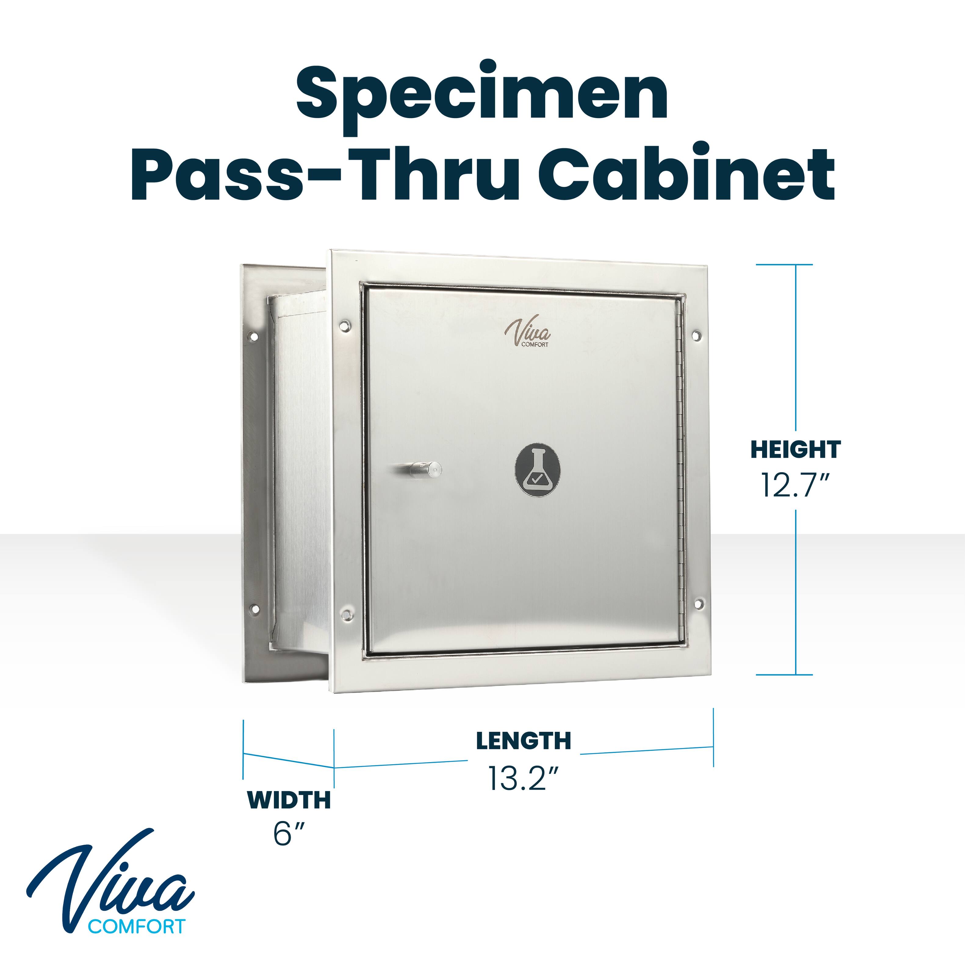 Specimen Pass-Thru Cabinet Viva Comfort Height 12.7" Width 6" Length 13.2"