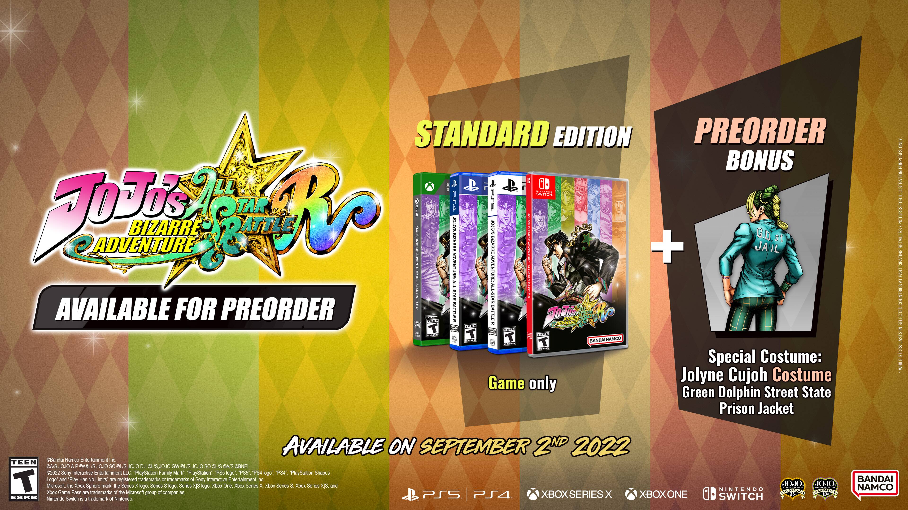 Angle. BANDAI NAMCO Entertainment - JoJo’s Bizarre Adventure All-Star Battle R.