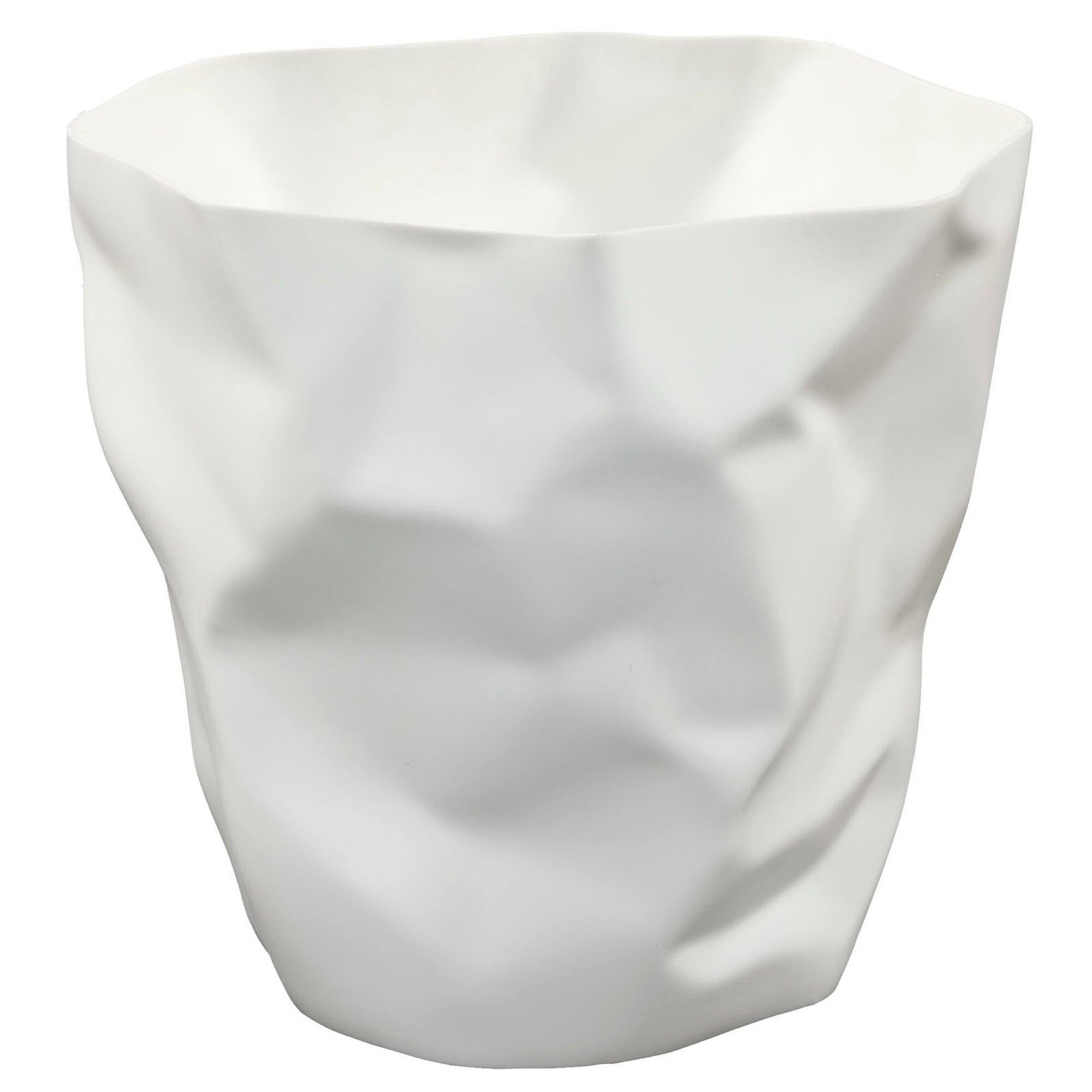 Angle. Modway - Lava Trash Bin by Modway - White.
