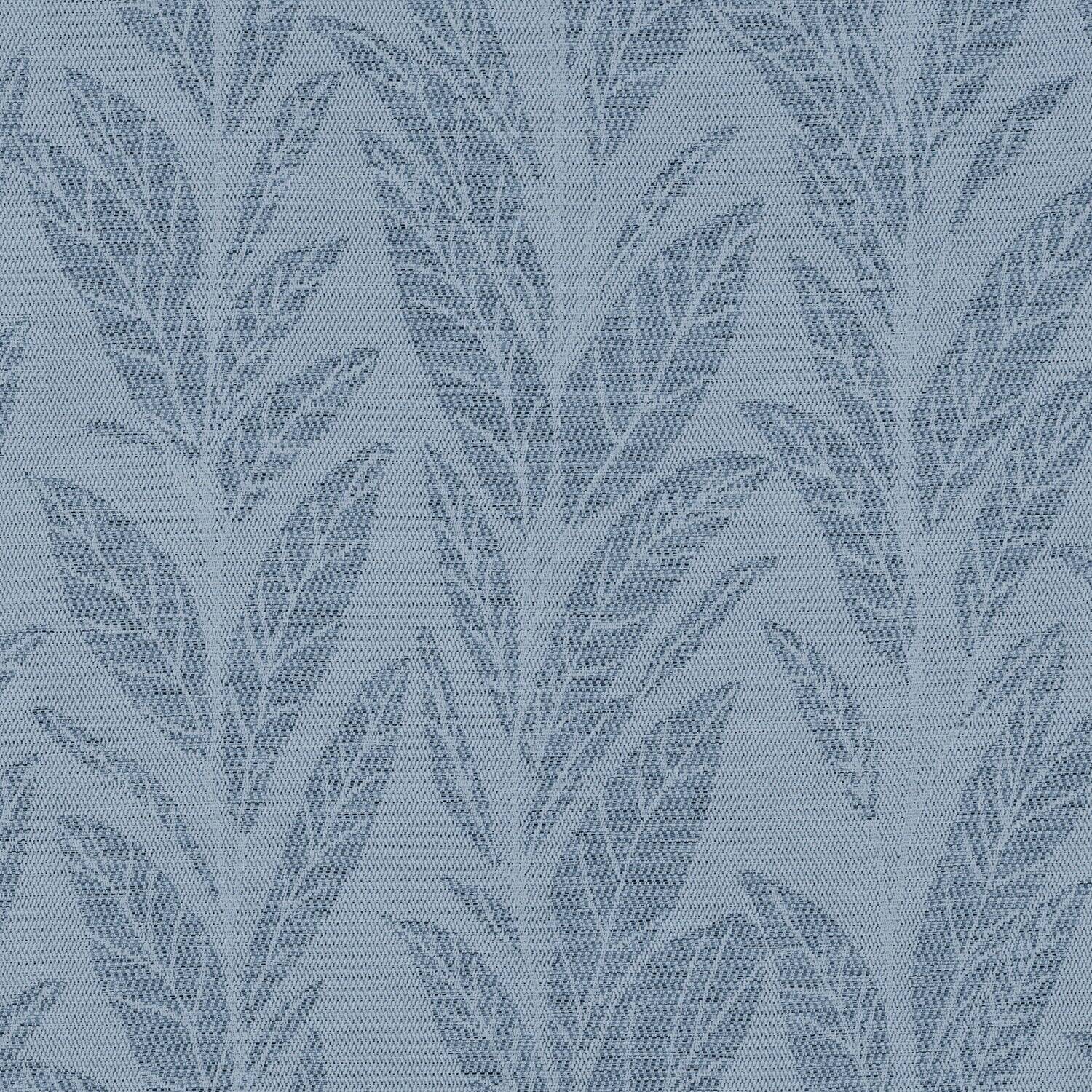 Alt View 2. RT Designers Collection - RT Designers Collection 100% polyester Reba Luxury Jacquard Blackout Grommet Curtain Panel 54" x 90" Wedgewood - Wedgewood.