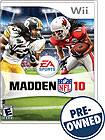Front Detail. Madden NFL 10 — PRE-OWNED - Nintendo Wii.