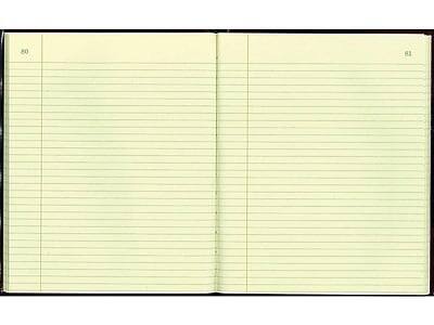 Alt View 2. National Brand - Rediform Texhide Record Book, 7 7/8" x 10", 152 Sheets/Book - Black.