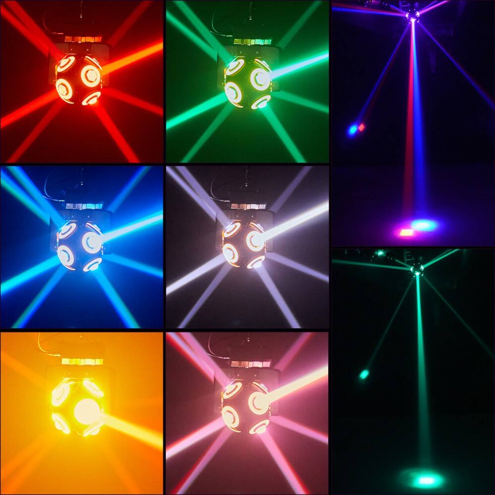 Left. UKing - 150W Universe 1 Laser Light 16CH 18CH Moving Head Light DJ Light for Disco Dance Hall Party Bar Performance.