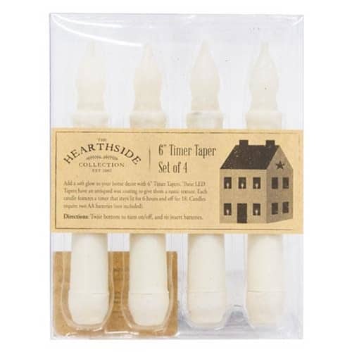 BreeBe - 4/Pkg Timer Tapers - Ivory