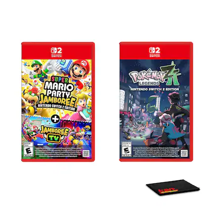 OD2 Nintendo Switch 2
SWITCH 2 M
SUPER MARIO PARTY NINTENDO JAMBOREE SWITCH 2 EDITION + JAMBOREE TV EVERYONE
SWITCH 2
POKÉMON LEGENDS NINTENDO SWITCH 2 EDITION
SAVE