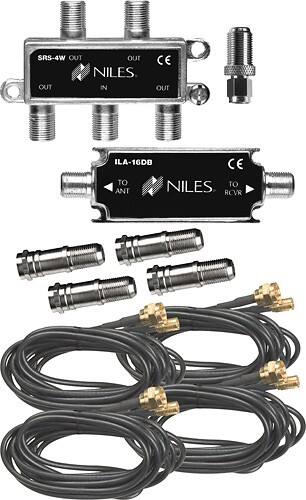 Front Standard. Niles - Installation Kit for 4 Satellite Radio Receivers.