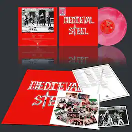 Medieval Steel - Medieval Steel - Red / White Galaxy - VINYL LP