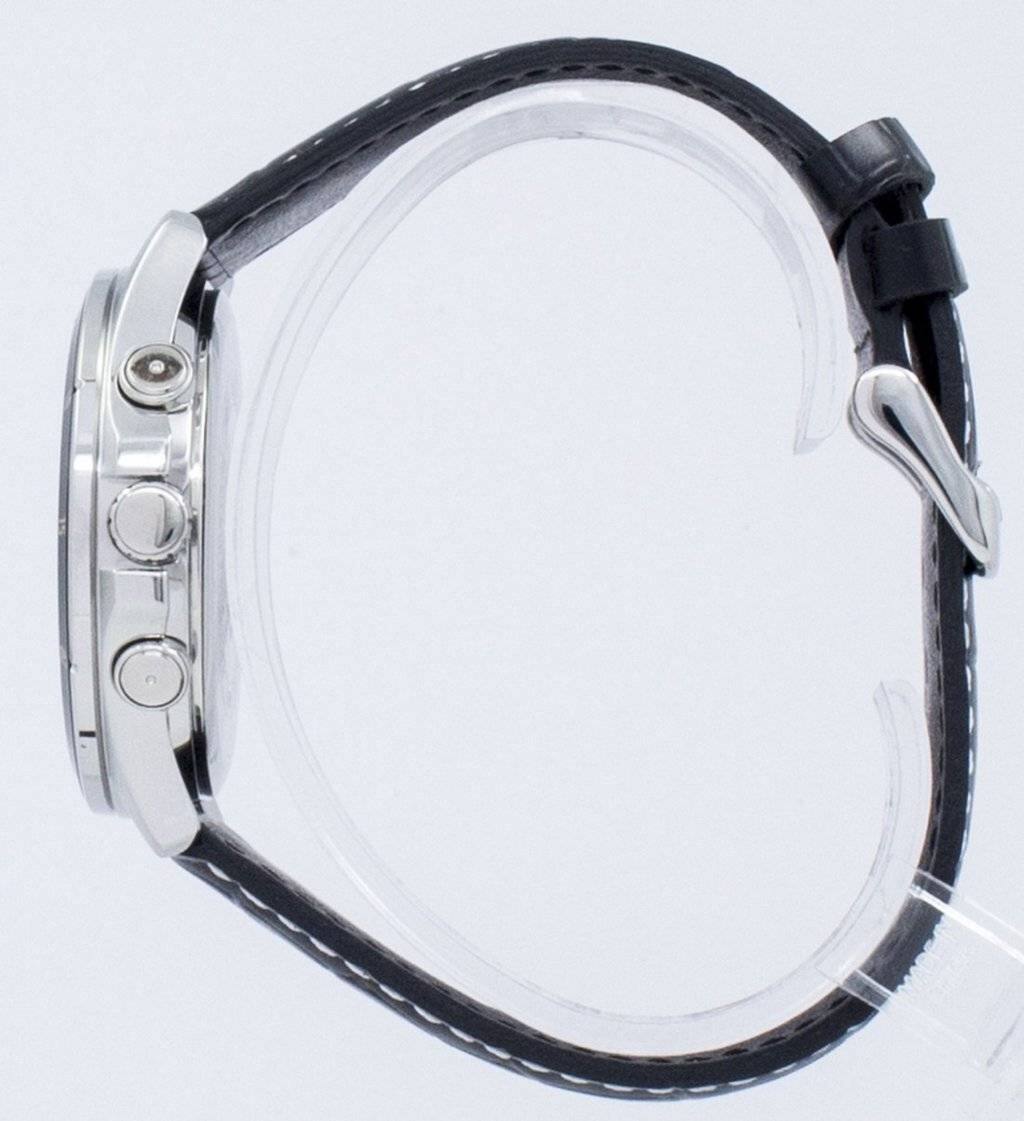 Left. Casio - Enticer Analog Quartz MTP-1374L-1AV Black Dial Men's Watch 50M - Black.