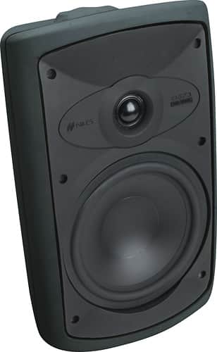 Niles - OS7.3 2-Way Indoor/Outdoor Speakers (Pair) - Black - Angle