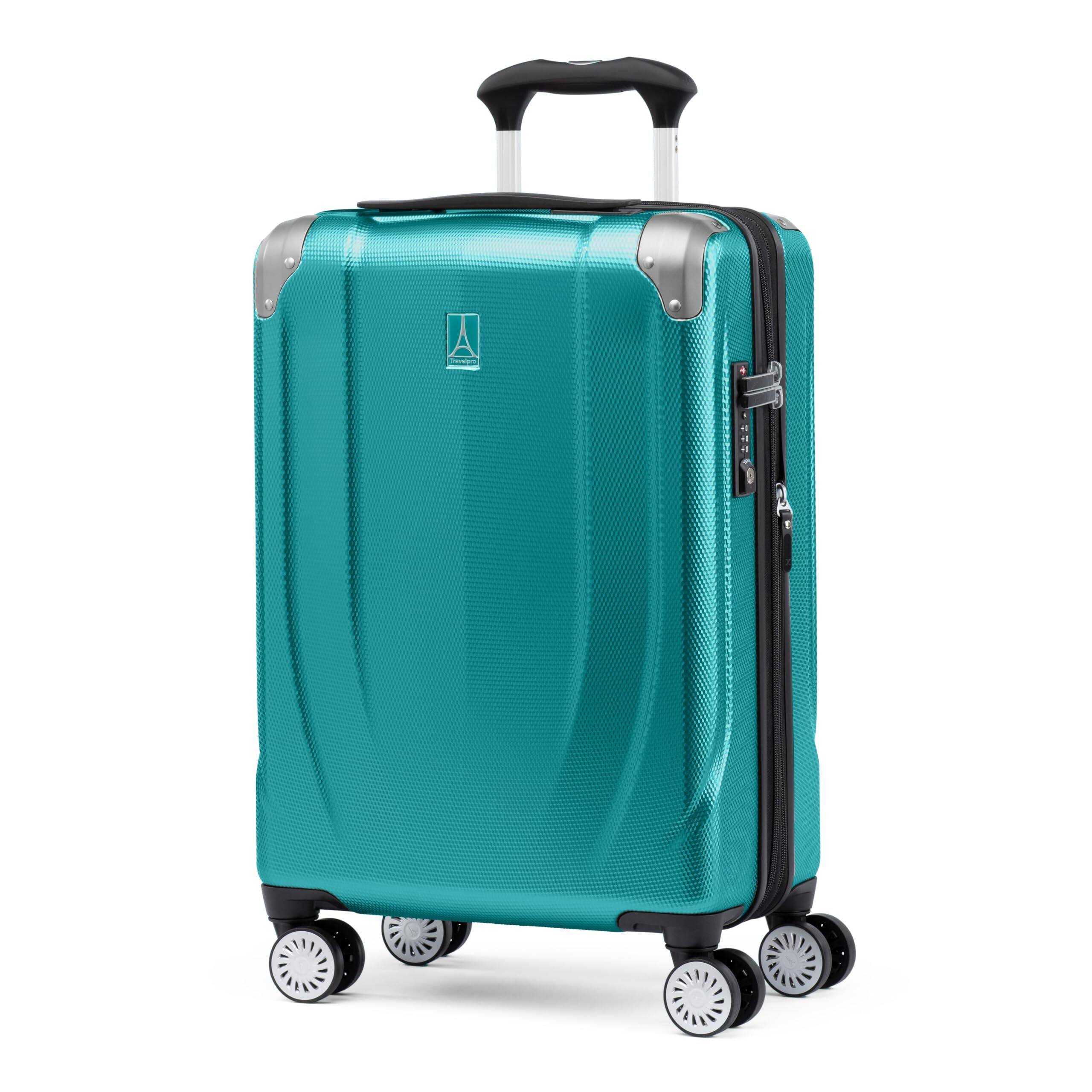Angle. Travelpro - Pathways 3 Hardside Expandable 21" Carry On Spinner - Kayak Teal.