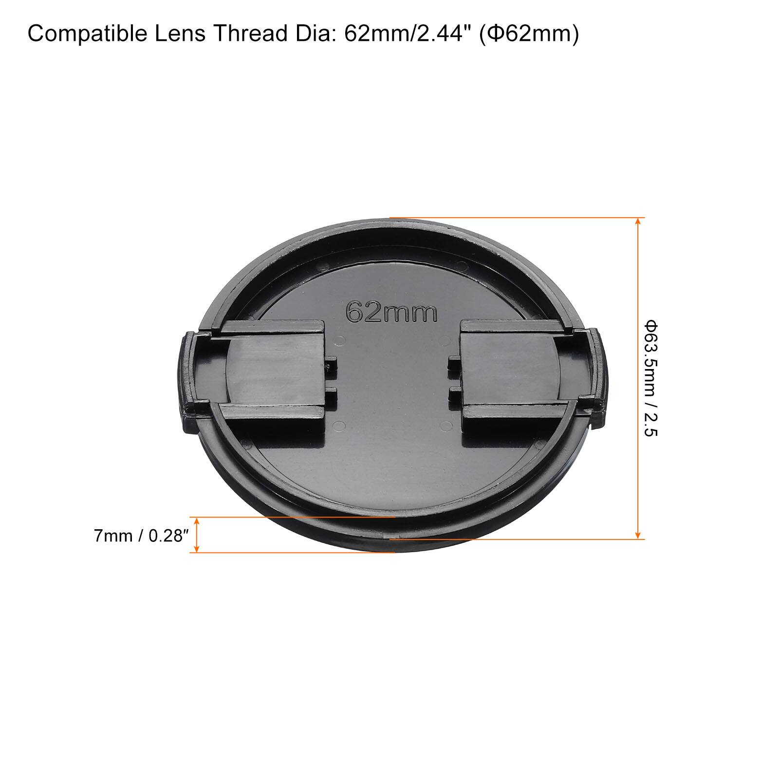 Compatible Lens Thread Dia: 62mm/2.44" (Φ62mm)

62mm

Φ63.5mm / 2.5"

7mm / 0.28"