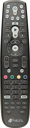 Front Standard. Niles - 8-Device Learning Remote.
