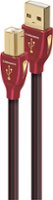 AudioQuest - Cinnamon 9.8' USB A/B Cable - Black/Red - Angle_Zoom