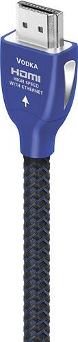 Angle. AudioQuest - Vodka 10' 4K Ultra HD HDMI Cable - Black/Blue.