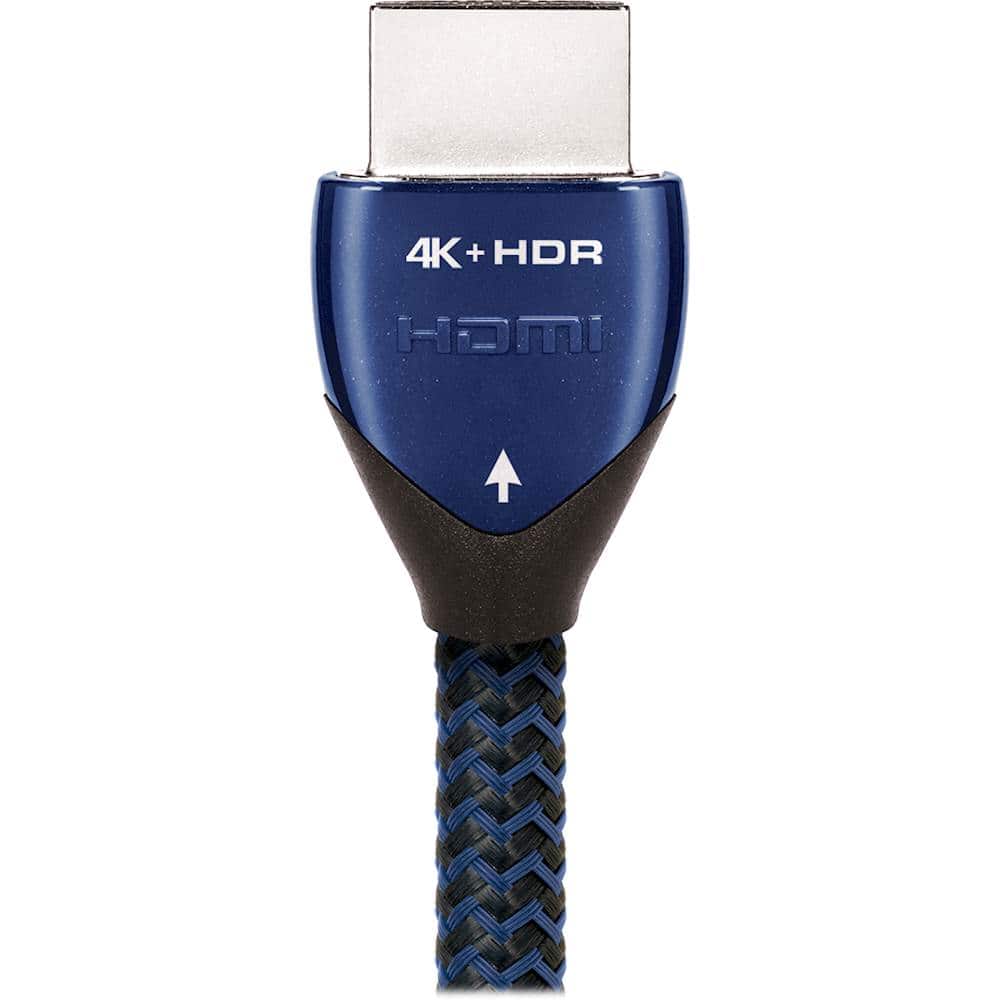 Alt View 12. AudioQuest - Vodka 10' 4K Ultra HD HDMI Cable - Black/Blue.