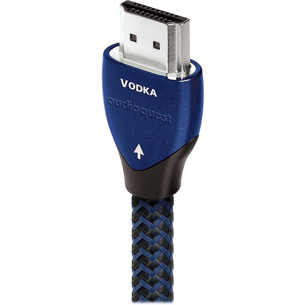 Left. AudioQuest - Vodka 5' 4K Ultra HD HDMI Cable - Black/Blue.
