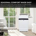 Alt View 11. Whynter - 400 Sq. Ft. Portable Air Conditioner and Heater - Frost White.