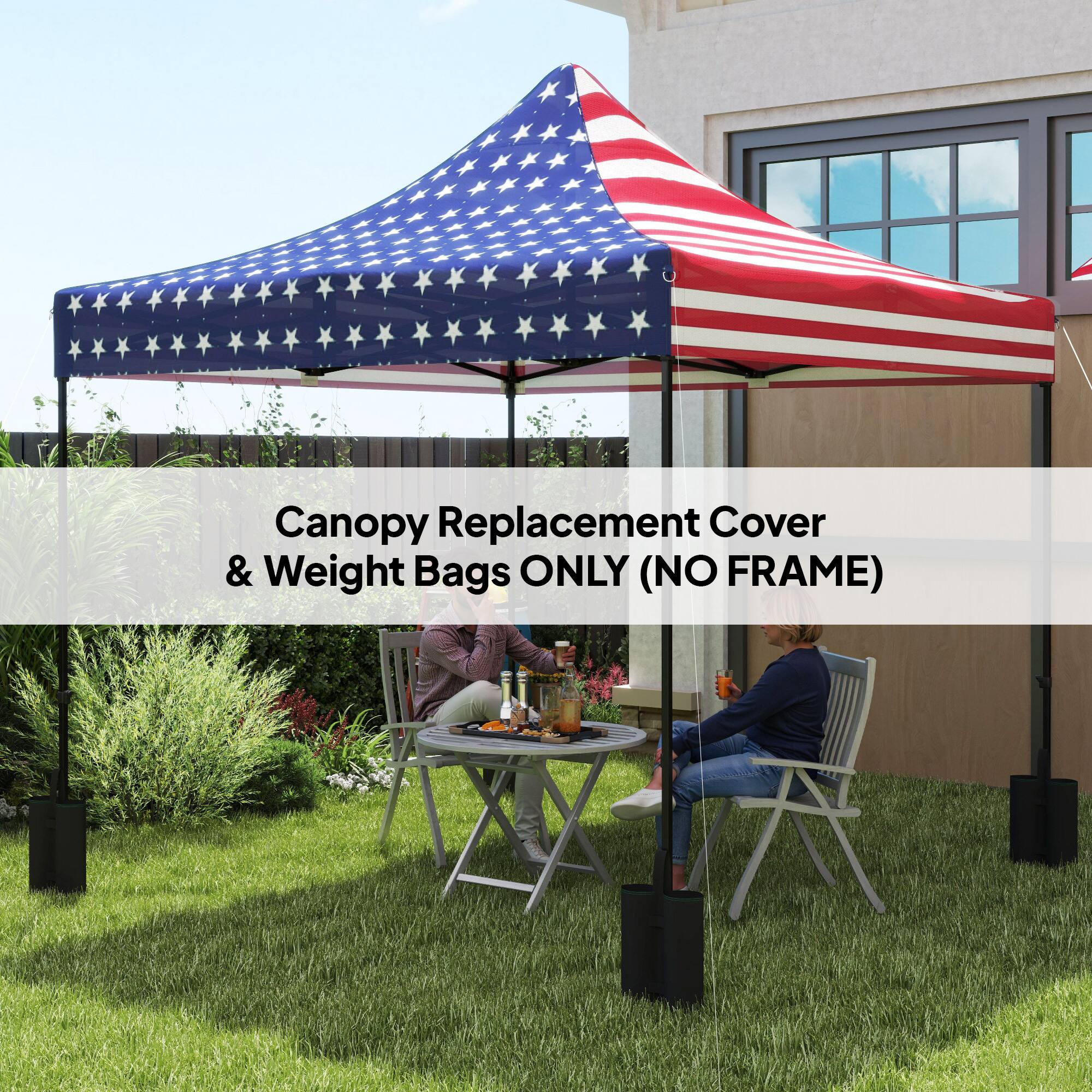 Canopy Replacement Cover & Weight Bags ONLY (NO FRAME)