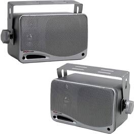 Pyle - 3-Way Weatherproof Outdoor Speaker Set - 3.5 Inch