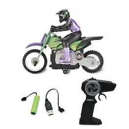 Lexibook - Moto Crosslander 2.4Ghz. Extreme Stunt with Light Effects