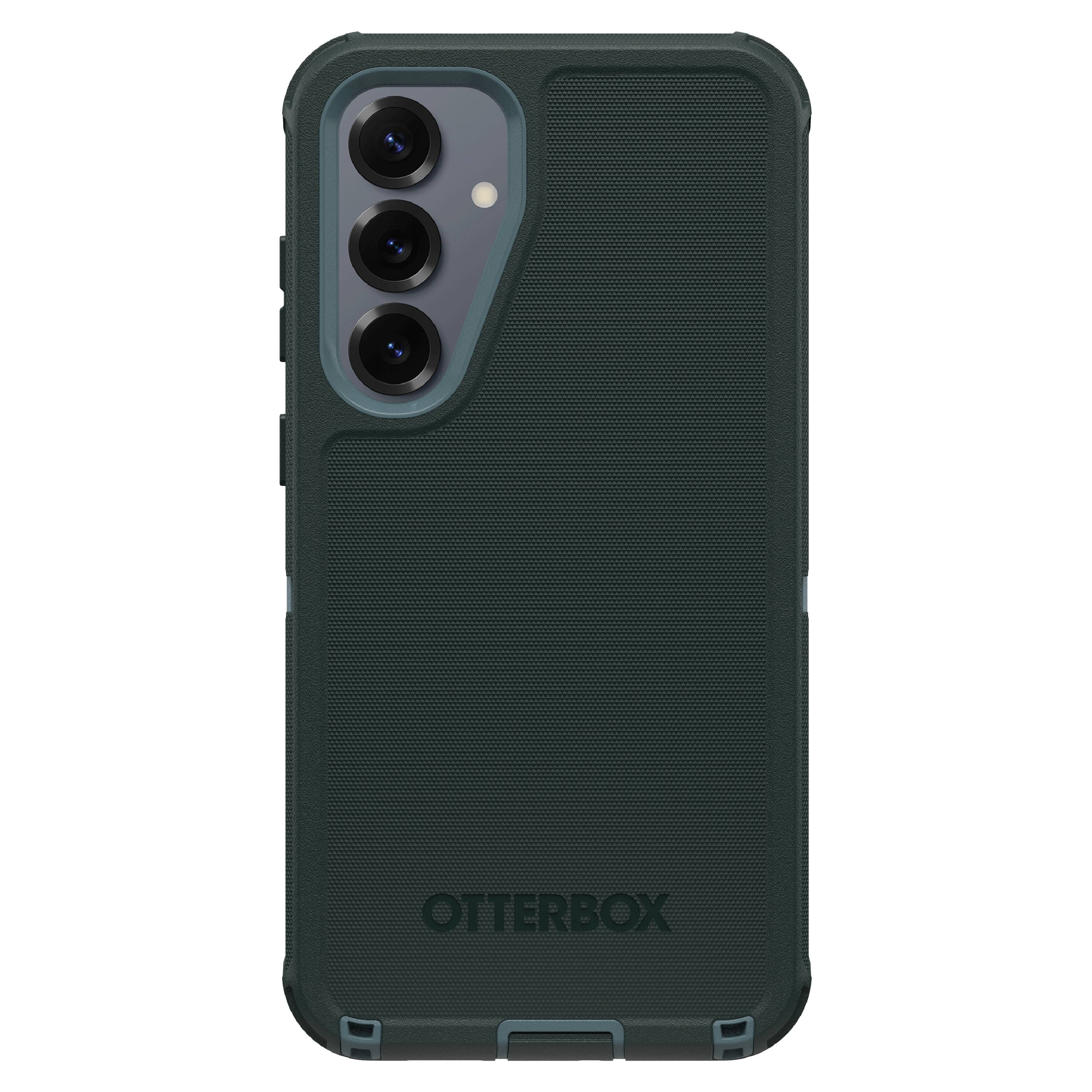 Angle. OtterBox - Defender Series Pro Hard Shell for Samsung Galaxy S25+ - Green.