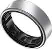 Front. Samsung - Galaxy Ring – Size Before You Buy – Size 14 - Titanium Silver.