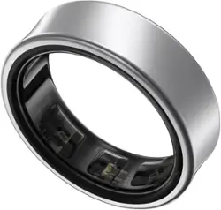 Samsung - Galaxy Ring – Size Before You Buy – Size 14 - Titanium Silver - (2025) - Front_Zoom
