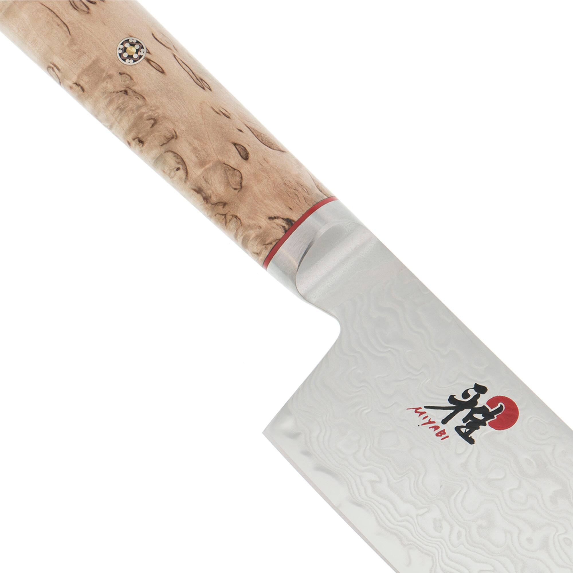Alt View 7. Miyabi - Miyabi Birchwood SG2 6.5-inch Nakiri Knife - Stainless Steel.