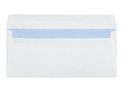 Alt View 3. Quality Park - Redi-Seal Security Tinted #10 Window Envelope, 4 1/8" x 9 1/2", 500/Box - White Wove.