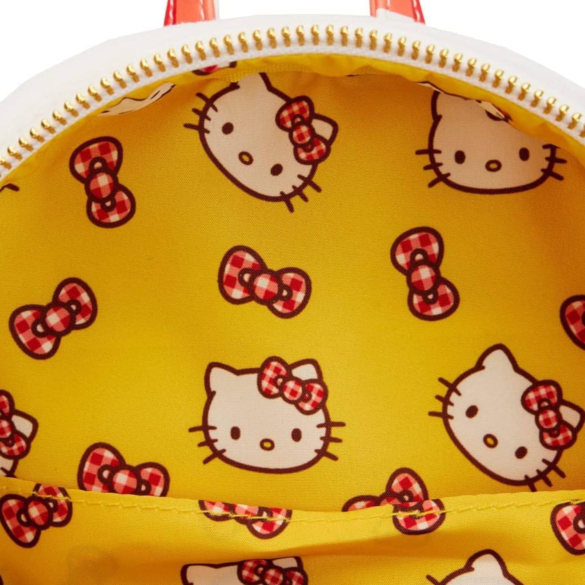 Alt View 6. LoungeFly - Loungefly Sanrio Hello Kitty Gingham Mini Backpack - Multicolored.