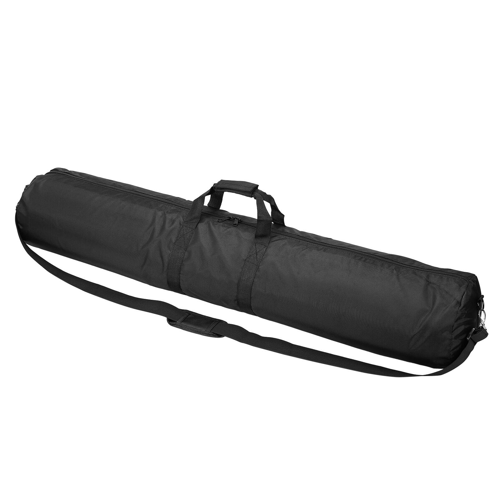 Unique Bargains - Tripod Case, 43.3"x7.9" Nylon Padded Bag with Shoulder Straps for Light Stands - Black