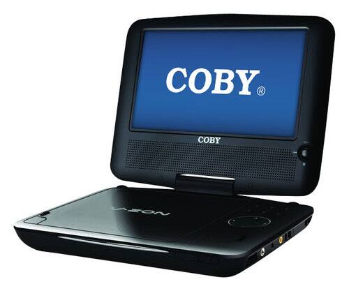 Front Standard. Coby - 10.2" Widescreen TFT-LCD Portable DVD Player with Swivel Screen.