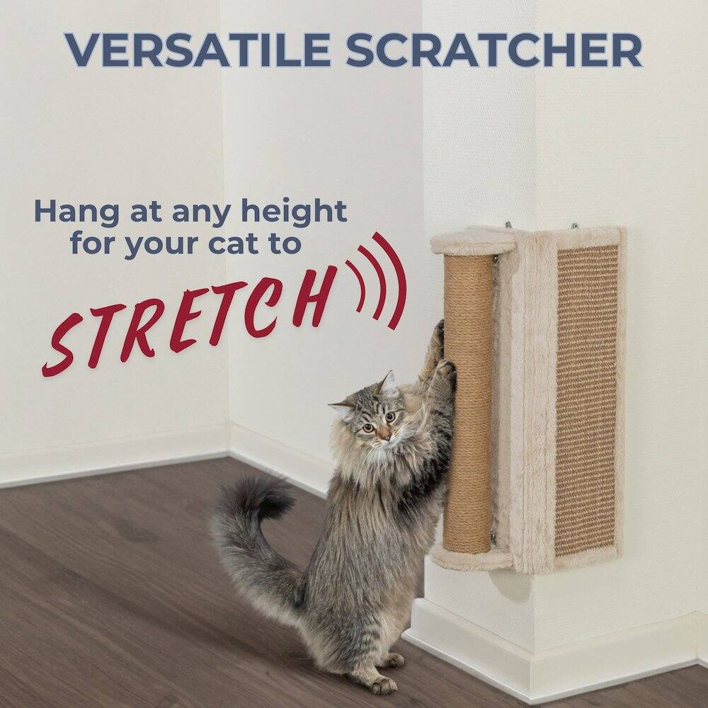 VERSATILE SCRATCHER

Hang at any height for your cat to STRETCH