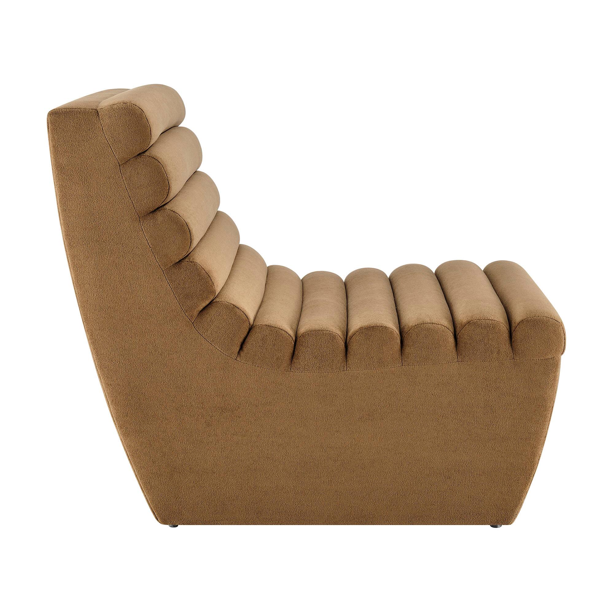 Alt View 2. Modway - Corbin Performance Fleece Armless Accent Chair by Modway - Latte.