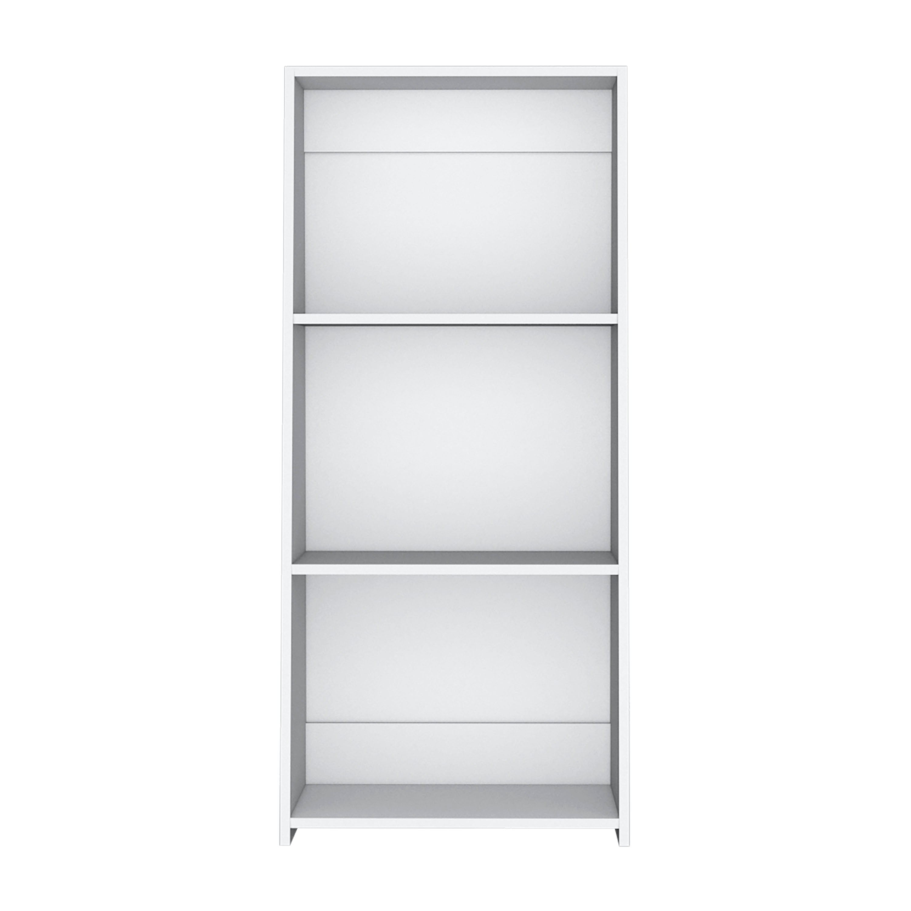 Angle. Depot Eshop - Gakona Bookcase, 3 shelves - White.