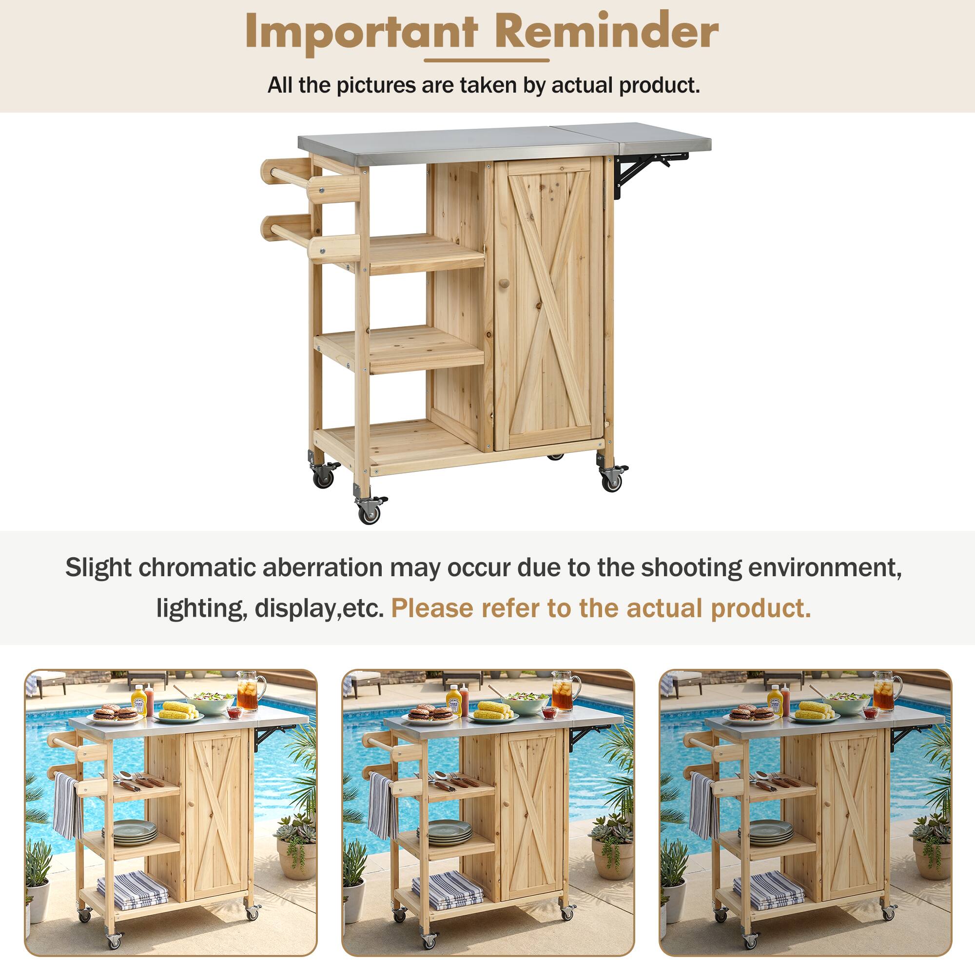 Important Reminder

All the pictures are taken by actual product.

Slight chromatic aberration may occur due to the shooting environment, lighting, display, etc. Please refer to the actual product.
