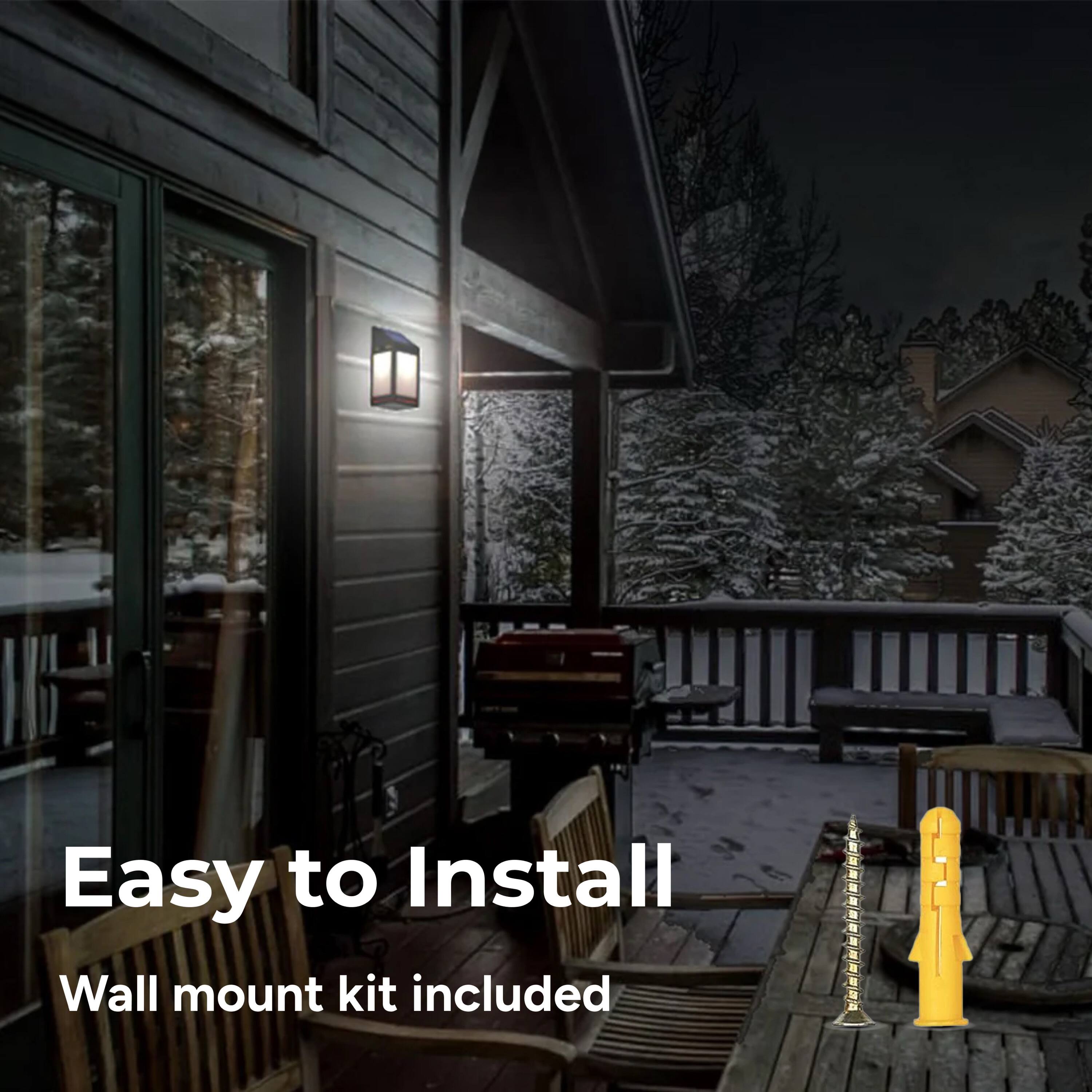Easy to Install
Wall mount kit included