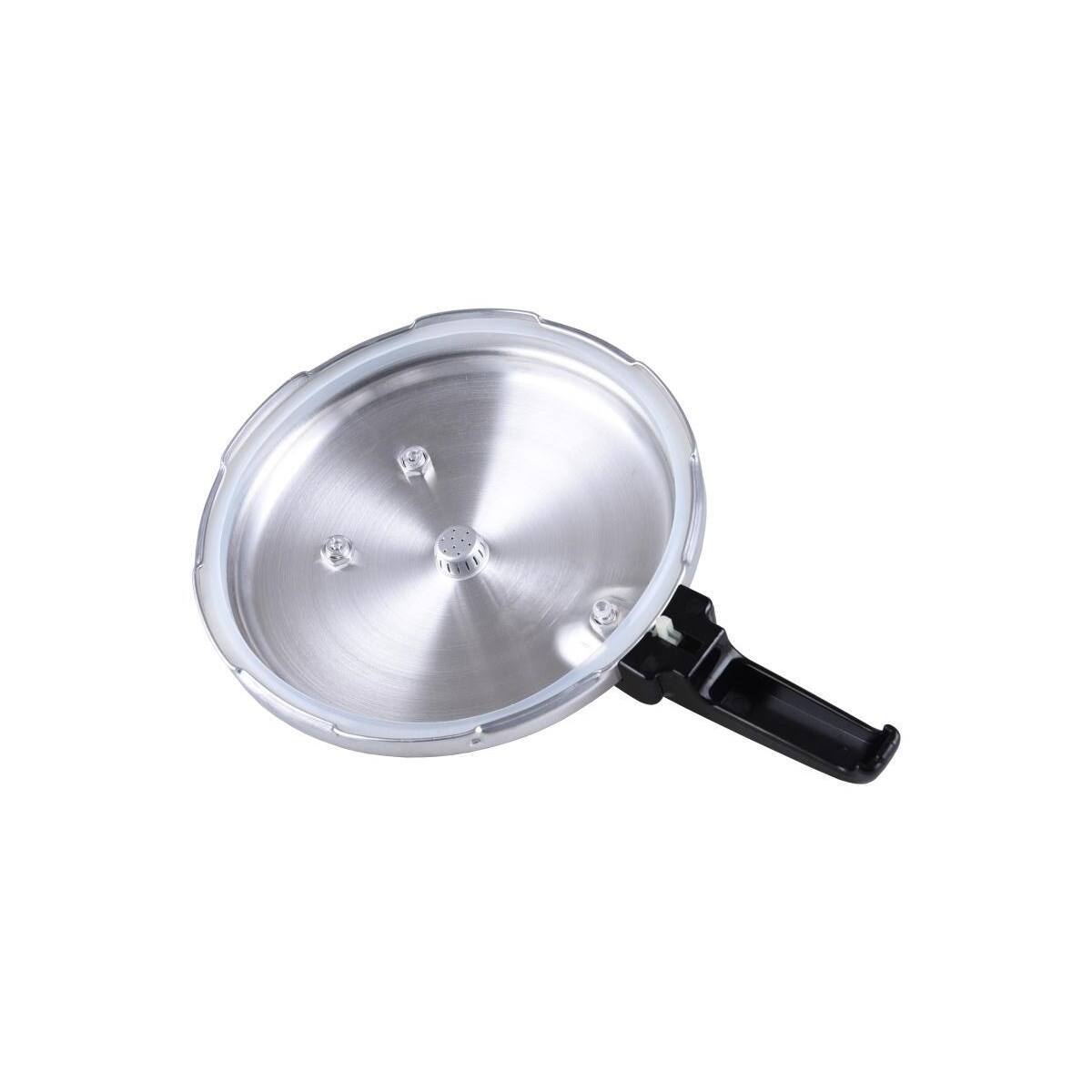 Back. J&V TEXTILES - Aluminum Pressure Cooker - Silver.