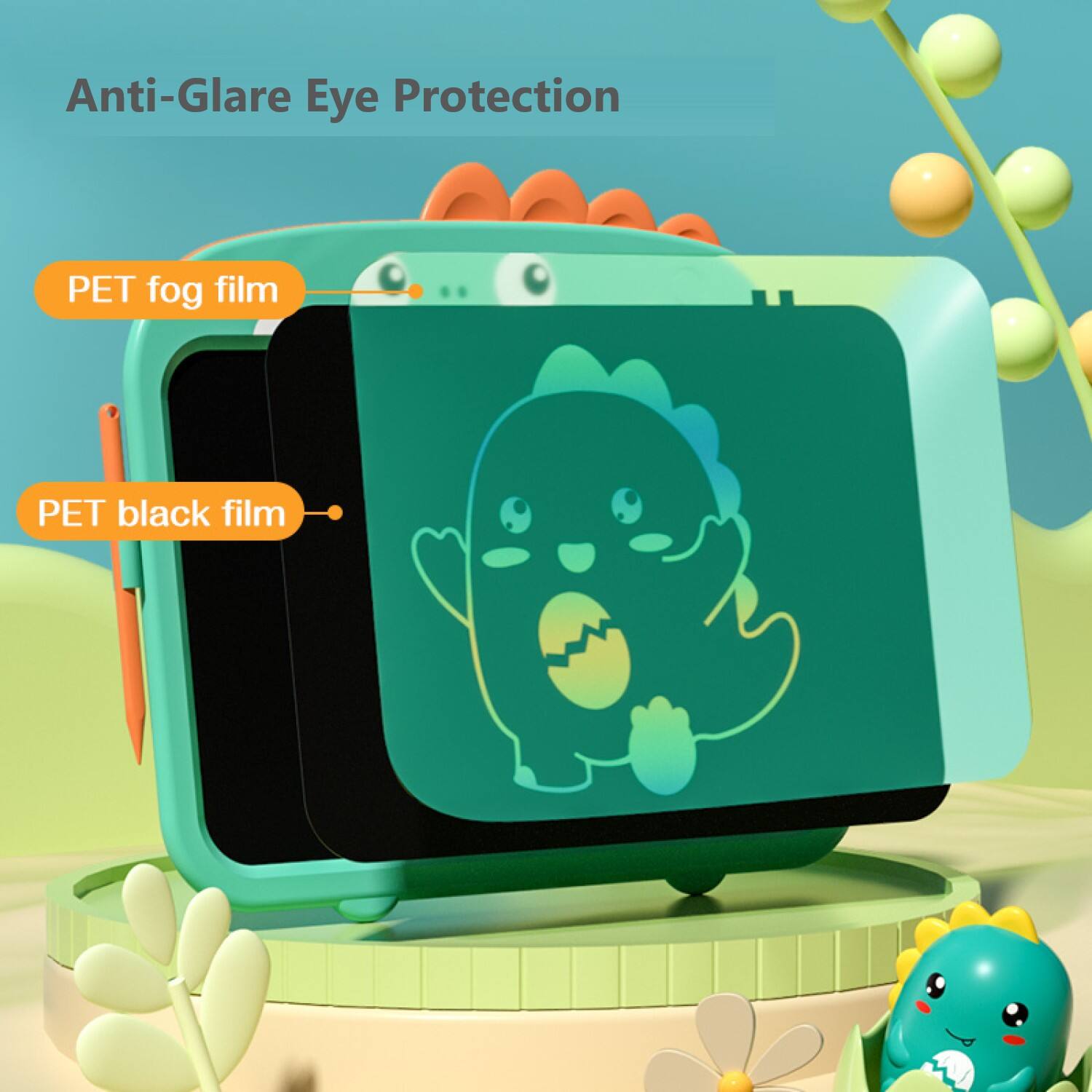 Anti-Glare Eye Protection

PET fog film

PET black film