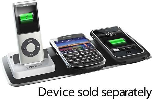 Angle Standard. Powermat - 3-Position Charging Mat with Powercube - Black.