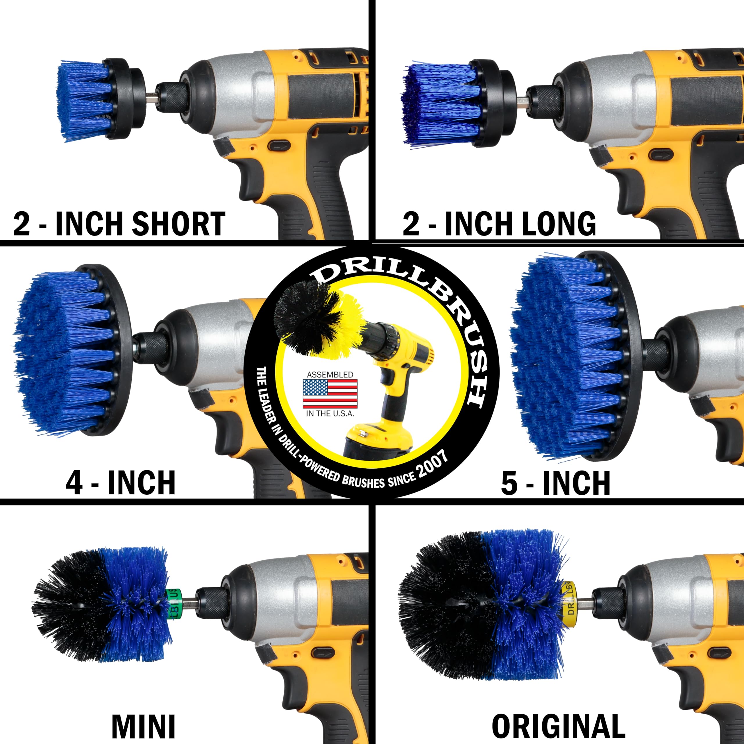 LC, 2 - INCH SHORT, 2 - INCH LONG, THE LEADER IN ASSEMBLED IN THE U.S.A., NI DRILL POWERED SINCE 2007, 4 - INCH, 5 - INCH, LB, MINI, ORIGINAL