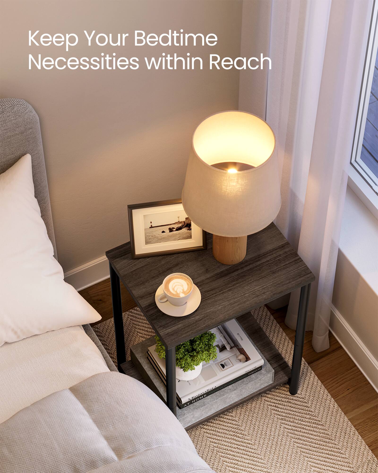 Keep Your Bedtime Necessities within Reach