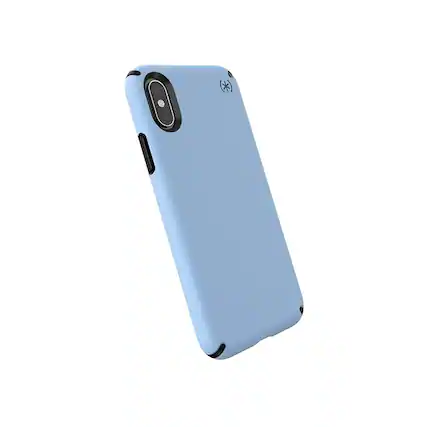 Front. Speck - Speck Presidio Pro Case for iPhone XS/X | Color: Light Blue - Light Blue.