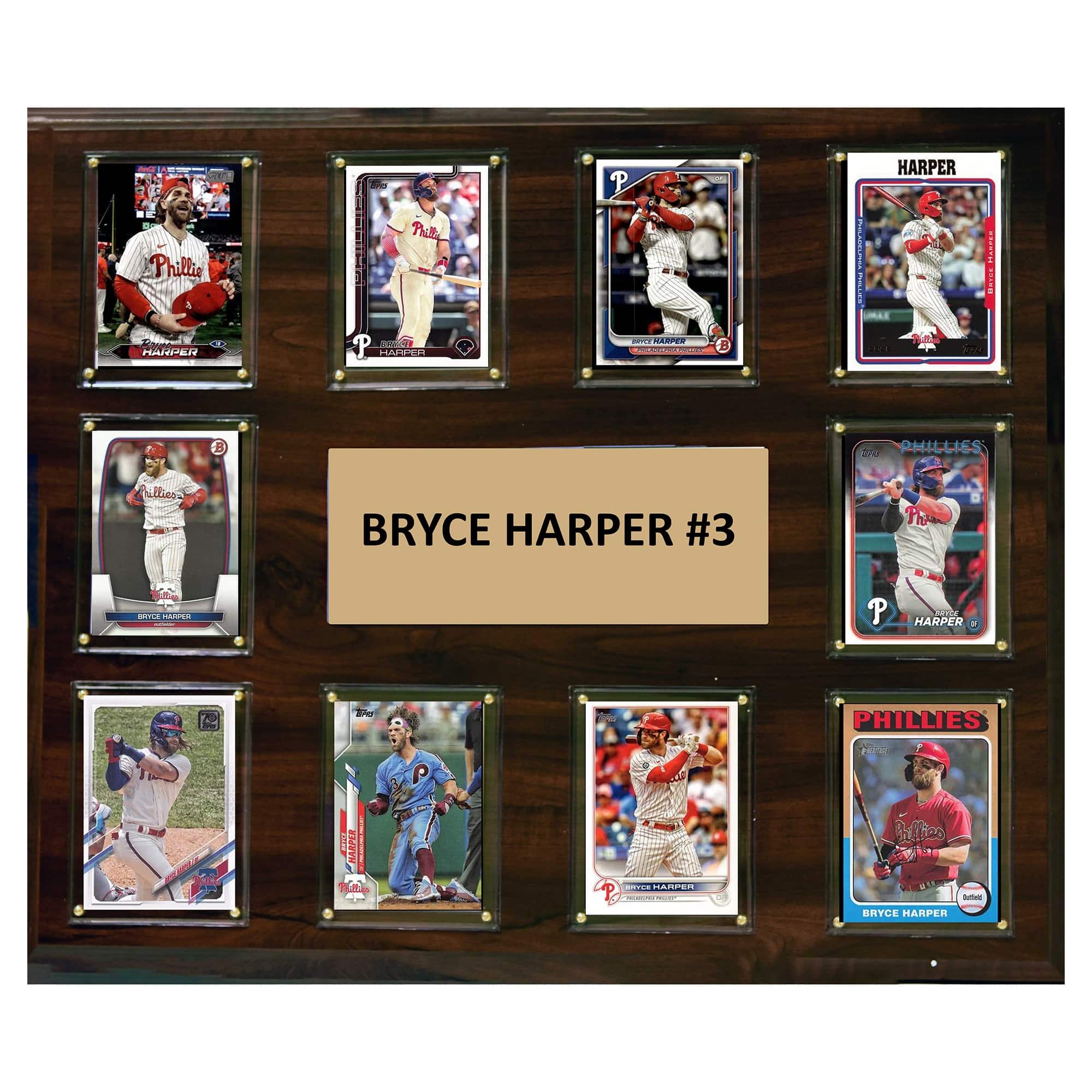 "C&I Collectibles - Bryce Harper 15"" x 18"" Trading Card Plaque - Multicolor" price history on PriceWatchPro