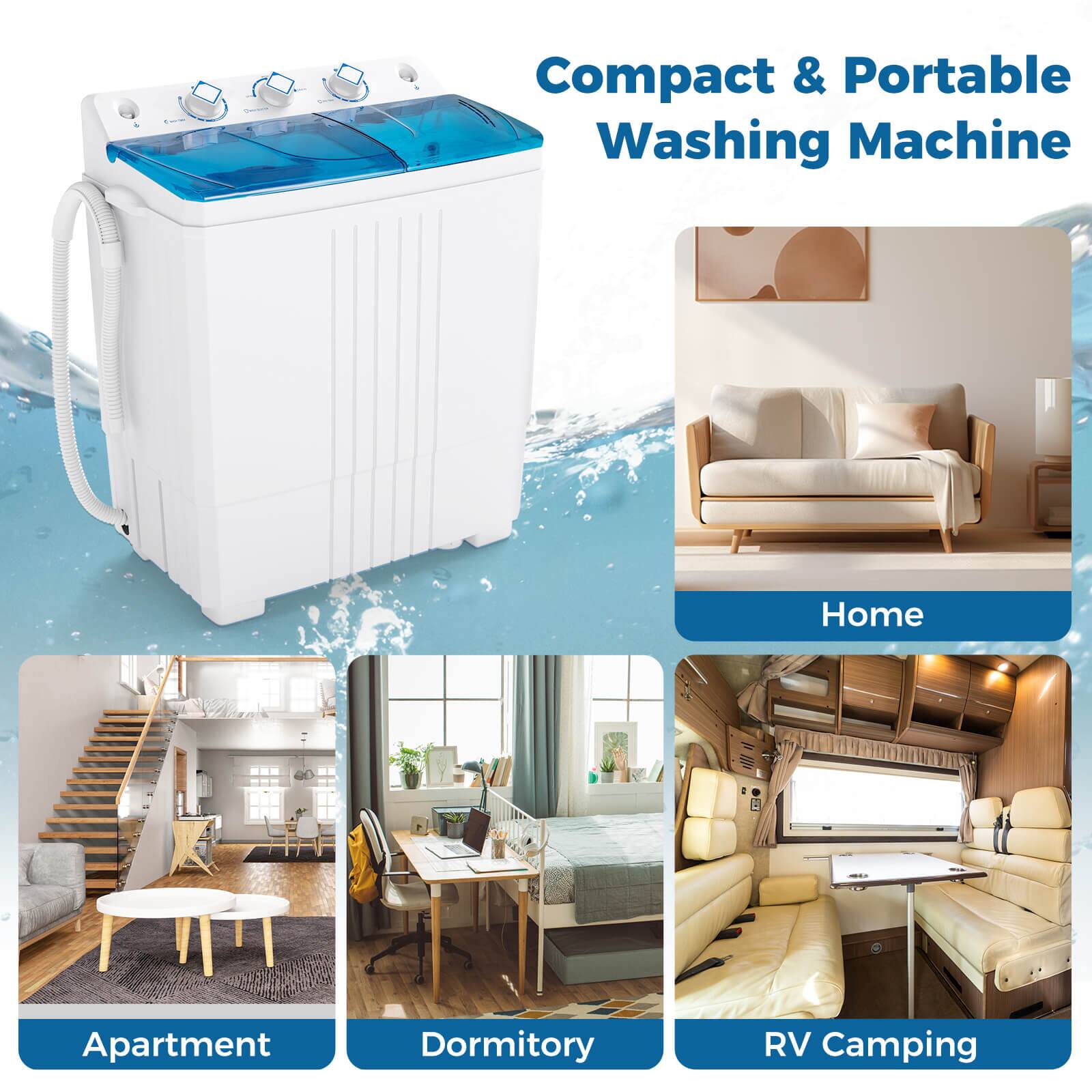 Compact & Portable Washing Machine

Home

Apartment

Dormitory

RV Camping