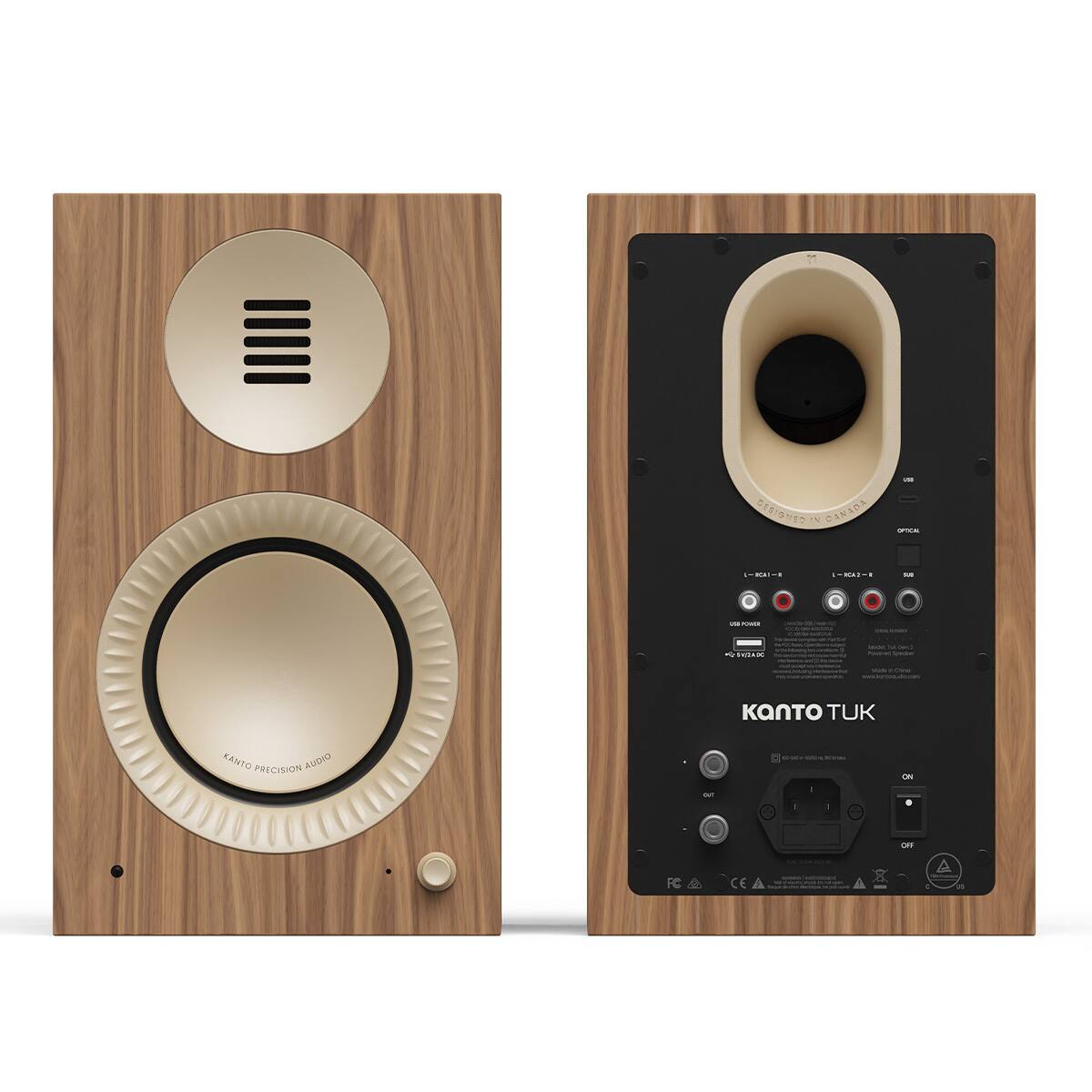 DESIGNED IN CANADA

use OFFICIAL

-BCAT-R
L-ACKI-R 1
3.8
158 POWER
*G-542ADO

Specker

LOVE

KANTO TUK

KANTO PRECISION AUDIO

OUT

I

I

1

ON

OFF

CE