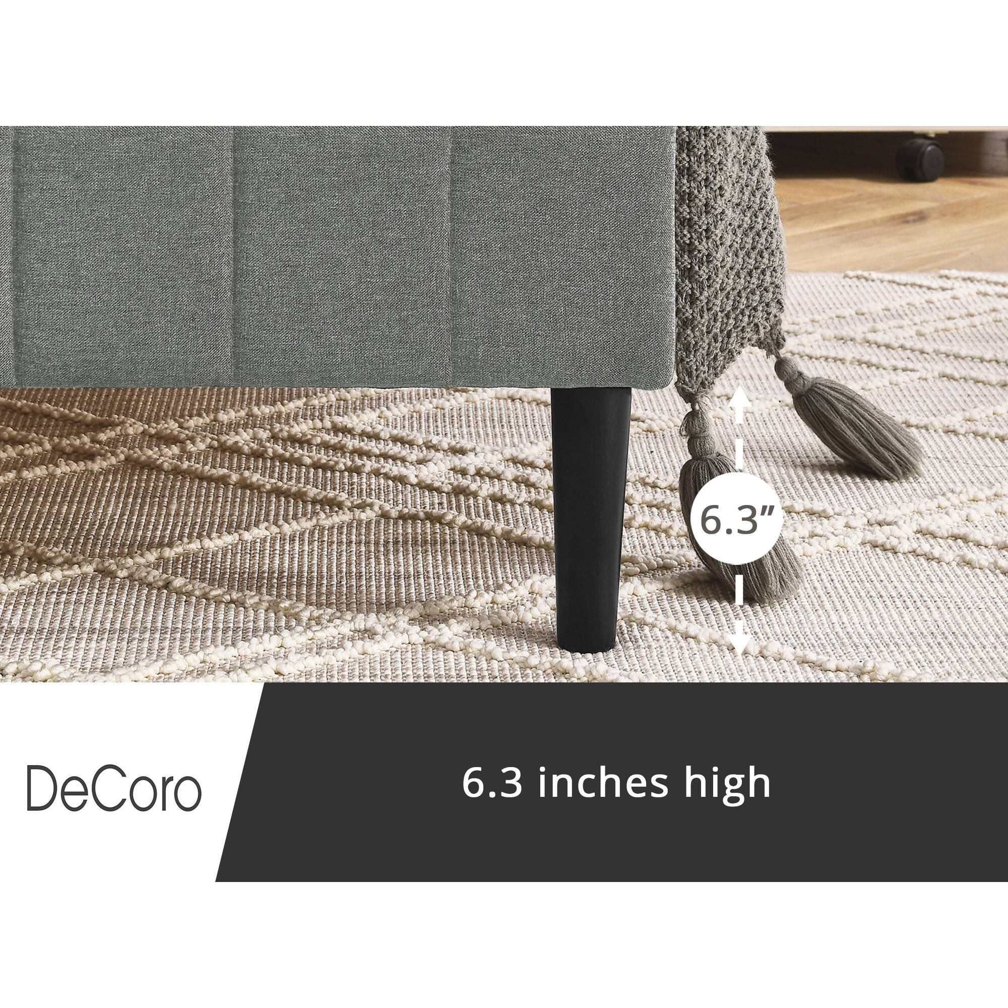 DeCoro  
6.3 inches high