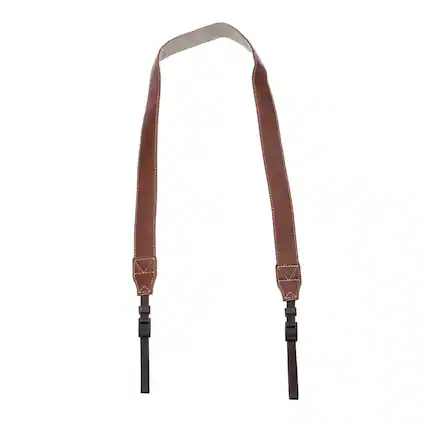 Front. Unique Bargains - Camera Strap, PU Leather Adjustable Neck Strap Digital Camera Shoulder Belt for Nikon Monocular - Brown.